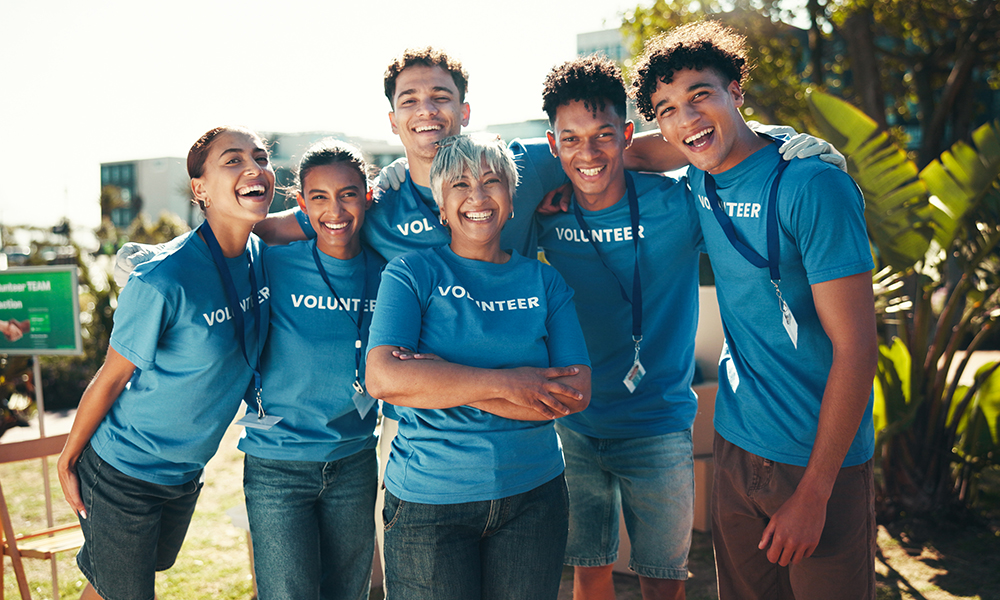 portrait happy and group of volunteers ngo and k 2025 04 06 10 33 52 utc